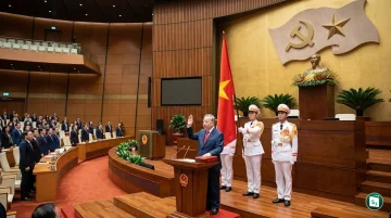 To Lam, the General Secretary of the Communist Party of Vietnam and the newly elected State President.