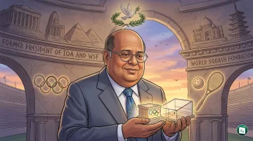 Portrait of Narayana Ramachandran, former president of IOA and WSF