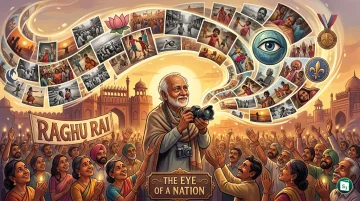 Portrait of Raghu Rai, the Father of Indian Photojournalism