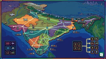 Map and passport illustration showing India’s expanded e-Visa entry network of 88 international ports
