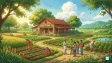 Farmers learning natural farming techniques at a Gujarat Centres of Excellence