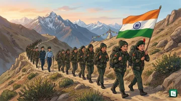 NCC girl cadets flagged off for Aparajita Parang La 2026 high altitude trek by Defence Minister Rajnath Singh in New Delhi
