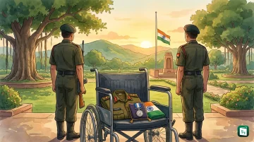 Major General Sunil Kumar Razdan Kirti Chakra awardee and first wheelchair-borne General of Indian Army