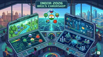 BRICS 2026 India Chairship meetings at Bharat Mandapam New Delhi and Pune with ministers discussing environment and ICT cooperation