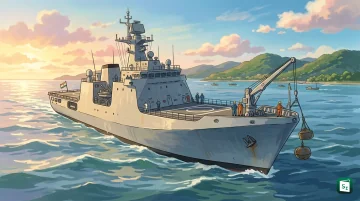 Samarthak Multi-Purpose Vessel delivered to Indian Navy at Kattupalli shipyard