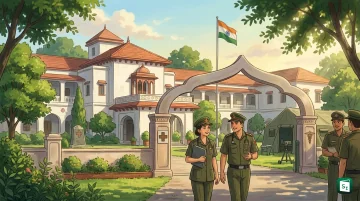Exterior view of the Command Hospital (Central Command) in Lucknow, India's first dedicated department of military medicine