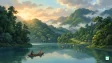 Glaw Lake nestled within the Kamlang Tiger Reserve in Arunachal Pradesh, surrounded by dense forests and mountain streams