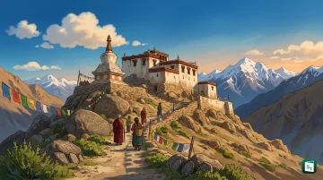 Ancient Buddhist rock carvings and a historic fort in Ladakh, newly declared Protected Monuments by the UT administration