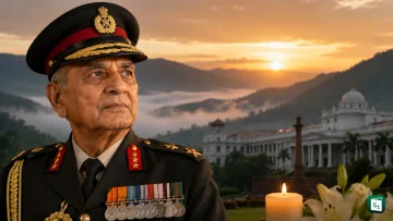 Lieutenant General (Retd) MM Lakhera in military uniform