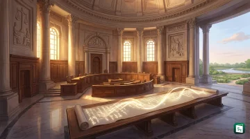 Illustration representing the International Day of Parliamentarism with the IPU logo and the theme The Future of Human Rights is Written in Parliaments