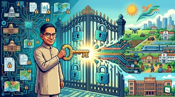 National Statistics Day 2026 theme graphic with Professor PC Mahalanobis portrait