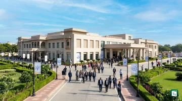Rajasthan Chief Minister Bhajan Lal Sharma inaugurating the 29th National Conference on e-Governance at Rajasthan International Centre, Jaipur