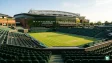The Centre Court at the All England Lawn Tennis and Croquet Club during the 2026 Wimbledon Championships