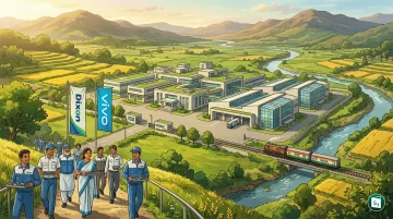 Dixon Technologies and Vivo logos representing their joint venture for smartphone manufacturing in India