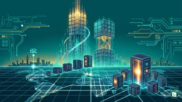 A conceptual image representing the TOP500 supercomputer rankings with top-ranked systems from around the world