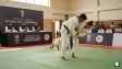 Judo Federation of India logo and athletes in competition