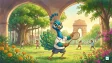 Official mascot Peacko of the BWF World Championships 2026, inspired by the Indian Peafowl, with a shuttlecock-inspired skirt