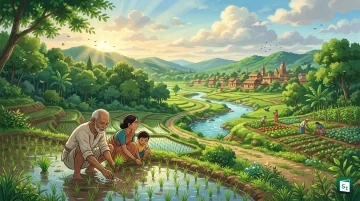 A farmer working in a field representing global food security challenges highlighted in the SOFI 2026 report