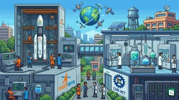 Representation of ISRO and CSIR-IICT collaboration for developing eco-friendly blowing agent technology