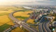 Artistic rendering of a six-lane road tunnel and an express highway representing the two CCEA-approved infrastructure projects
