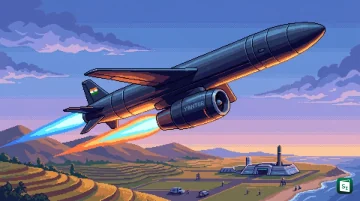 Rendering of Paninian India's Yantur turbofan engine and Svayatt L1 cruise missile platform