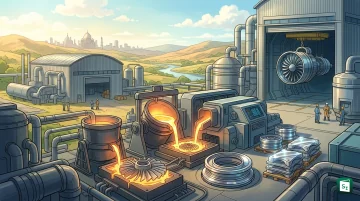 Artist's impression of Raghu Vamsi Aerospace's integrated superalloy manufacturing facility in Telangana