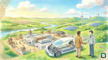 Sona Comstar and DENSO logos representing their joint venture partnership