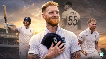 Ben Stokes walks off the field at Trent Bridge after announcing his retirement from international cricket