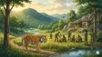 A tiger in a forest, representing India's tiger conservation efforts
