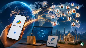 PayGlocal International Payment Gateway showing Google Pay and Apple Pay integration for cross-border transactions