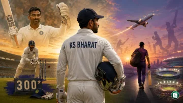 Kona Srikar Bharat representing India in Test cricket