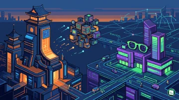 Digital representation of financial divestment and investment in the eyewear sector