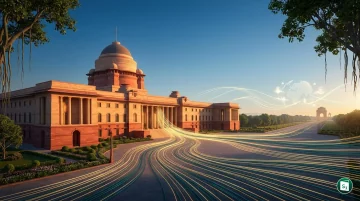 Digital representation of Indian government bonds and global investment flows