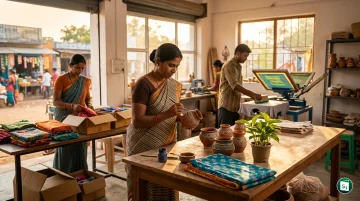 Graphic representation of microfinance and financial inclusion in India