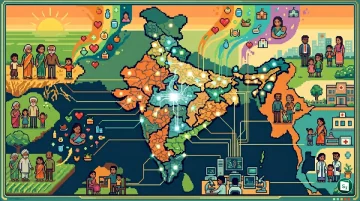 A representation of public health data and demographic surveys in India