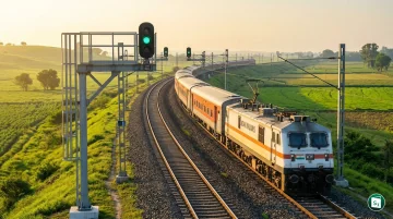 Digital representation of Indian Railways Kavach safety system