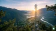 Mobile tower in mountainous border region of Arunachal Pradesh