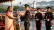 President Droupadi Murmu reviewing the Passing Out Parade at the Indian Military Academy