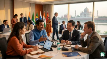 BRICS delegates at the first BRICS MSME Forum in Agra, Uttar Pradesh