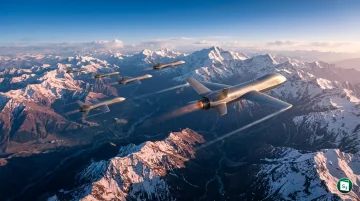 An illustration of the Peacekeeper (Agniveg) jet-powered kamikaze drone inducted into the Indian Army
