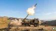 Garudastra 120mm vehicle-mounted mortar system mounted on a tactical vehicle during demonstration at Infantry School Mhow