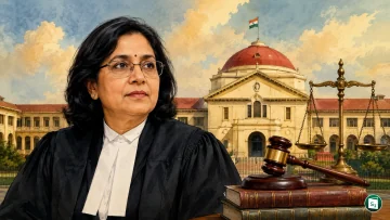 Portrait of Justice Meenakshi Madan Rai, appointed as the Chief Justice of the Patna High Court