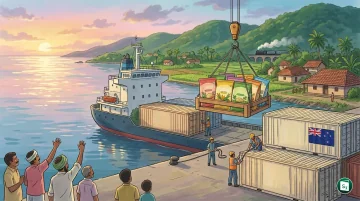 Sea shipment of value-added botanical-infused millet products