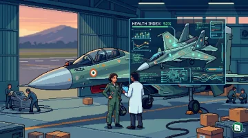 Signing ceremony of contracts between Indian Air Force and IIT Bombay