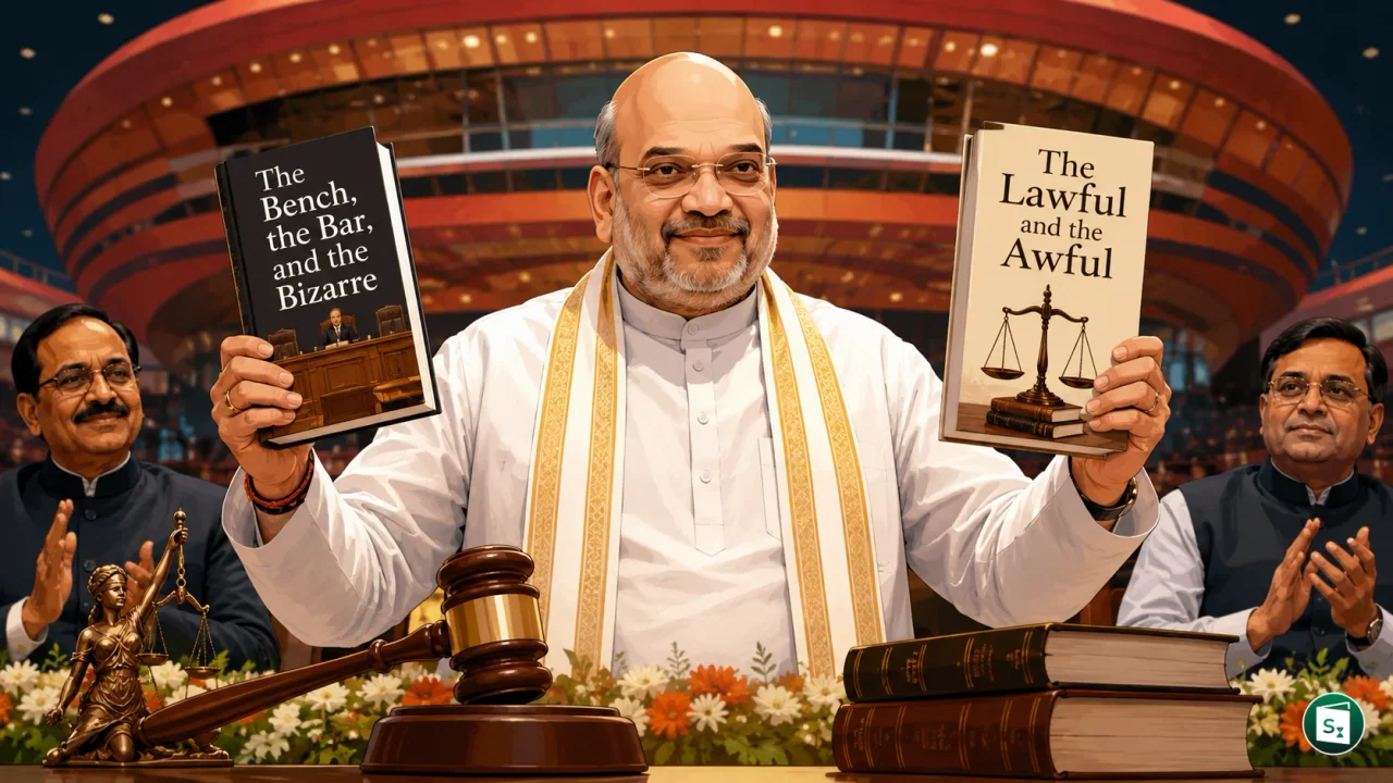 Union Minister Amit Shah at the book launch event in New Delhi