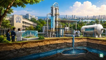 Integrated Carbon Capture, Utilisation and Storage field laboratory facility at IIT Bombay