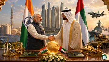 Prime Minister Narendra Modi and UAE President Sheikh Mohamed bin Zayed Al Nahyan during the bilateral meeting in Abu Dhabi