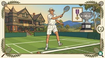Australian tennis champion Mal Anderson