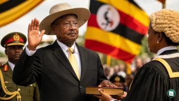 Official portrait of Ugandan President Yoweri Museveni representing the presidency and political leadership in East Africa