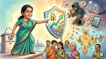 Finance Minister Nirmala Sitharaman launching Mission Jagrook